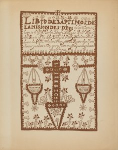 Jemez Book of Baptisms (Plate 2)