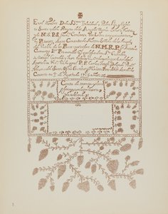 Plate 3: Pecos Book of Visitations: From Portfolio 
