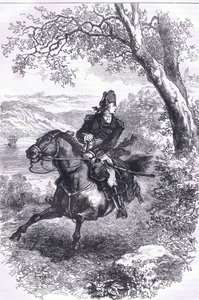 Escape of Benedict Arnold, illustration from Cassells History of the United States by American English school