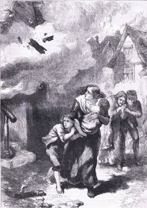 Incident in the burning of Norfolk (illustration from 