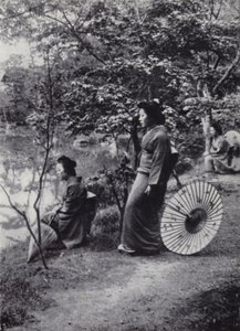 A restful retreat by the lake, Kinkakuji Monastery by American Photographer (after)