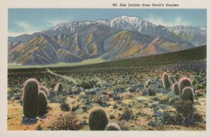 California: Mount San Jacinto from Devil