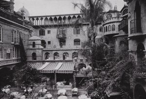 California: Riverside, Patio Dining Room of the Glenwood Mission Inn by American Photographer (after)
