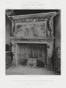 Fireplace: Musee De Cluny, Paris, Ecole Champenoise by American Photographer (after)