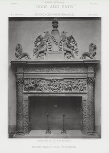 Fireplace: Museo Nazionale, Florence by American Photographer (after)