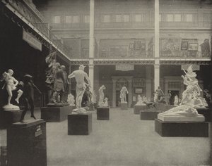 French Sculpture in the Art Palace by American Photographer (after)