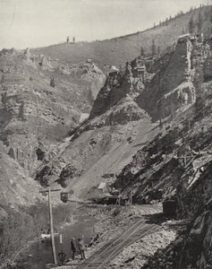 Mines in Eagle River Canyon, Colorado by American Photographer (after)
