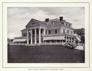 Newport, Rhode Island: Beach Mound, Residence of Benjamin Thaw by American Photographer (after)