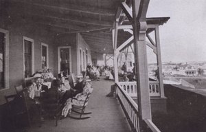 Old Orchard House, Maine: Piazza scene