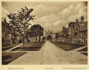 Princeton University: Henry and Foulke Hall; Blair Tower; Class of 1901 and Laughlin Halls