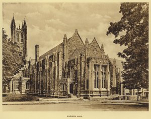 Princeton University: Madison Hall by American Photographer (after)
