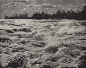 Rapids of Niagara above the Falls by American Photographer (after)