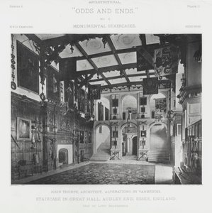 Staircase in the Great Hall, Audley End, Essex, England