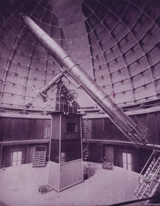 The great telescope, in Lick Observatory