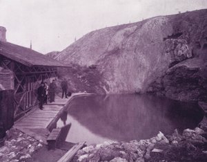 The pool at Banff Hot Springs, British America by American Photographer (after)