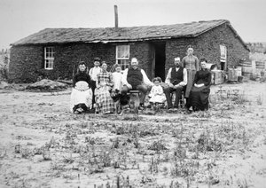 American pioneer family, c.1888
