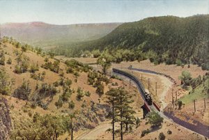 Apache Canyon, between Las Vegas and Lamy, New Mexico