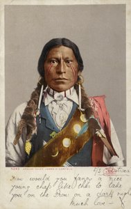 Apache Chief James A Garfield by American Photographer