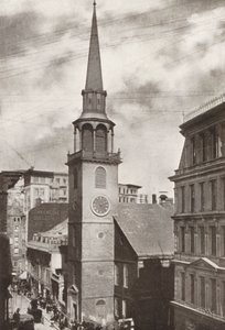 Boston: Old South Church, Washington Street by American Photographer