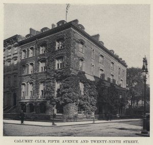 Calumet Club, Fifth Avenue and Twenty-Ninth Street