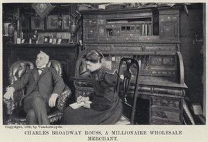 Charles Broadway Rouss, a Millionaire Wholesale Merchant by American Photographer