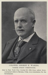 Colonel George E Waring, Former Street Commissioner by American Photographer