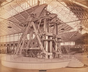 Corliss Engine, Centennial International Exhibition, Philadelphia, 1876 by American Photographer
