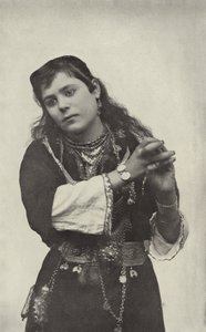 Dancing Girl in the Street of Cairo Theatre by American Photographer