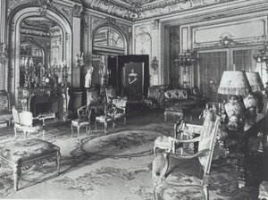 Drawing Room in the Astor Family House, Fifth Avenue, New York