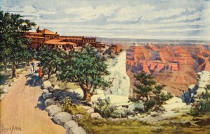 El Tovar Hotel on the Rim, Grand Canyon National Park by American Photographer