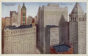 Financial District, New York City, USA by American Photographer