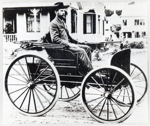 First American automobile, designed and built by Charles and Frank Duryea