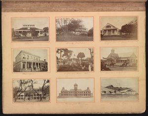 Hawaii album, p. 12, schools and other buildings, including the Queen