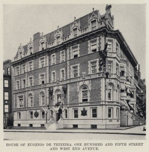 House of Eugenio de Teixeira, One Hundred and Fifth Street and West End Avenue