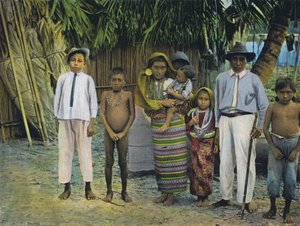 Indian Family, Island of Carti, San Blas, Republic of Panama