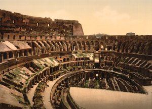 Interior of Coliseum, Rome by American Photographer