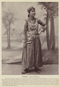 Jamelee, Syrian Dancer by American Photographer