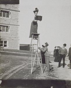 Jessie Tarbox Beals (1871-1942) at the Louisiana Purchase Exposition, 1904 by American Photographer
