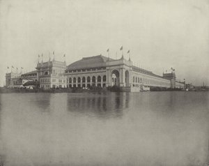 Manufactures Building from North End of Wooded Island by American Photographer