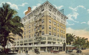 Miami, Florida, c 1925: The Urmey Hotel by American Photographer
