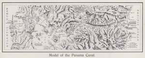 Model of the Panama Canal by American Photographer