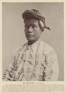 Mr Mandooer, Javanese by American Photographer