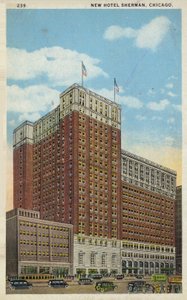 New Hotel Sherman, Chicago, Illinois, USA by American Photographer