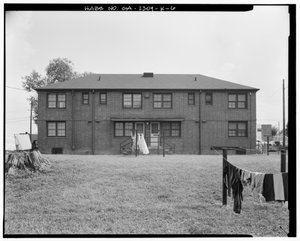 North side - Clark Howell Homes, Building H-1, 253 Mills Street, Atlanta, Fulton County, GA