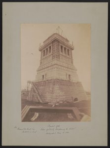 Pedestal of the Statue of Liberty Enlightening the World, Designed by Richard Morris Hunt, During Construction