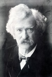 Portrait of Mark Twain (1835 - 1910)