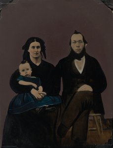Portrait of a Family, 1860s by American Photographer