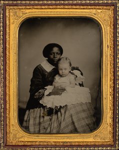 Portrait of a Woman and Child by American Photographer