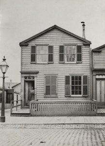 Residence at 42 Monroe St., Chicago, 1869 by American Photographer