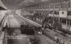 Rolling mill, Rouge Steel Plant; Ford Motor Company, Dearborn, Michigan by American Photographer